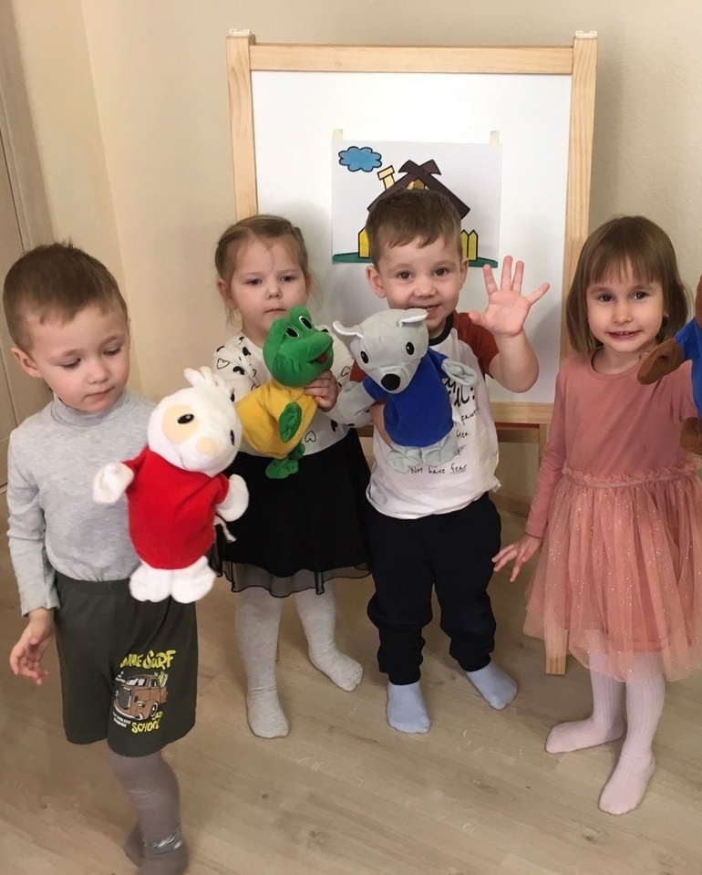 Кукольный театр "Теремок" в детском саду МИМИ-дом